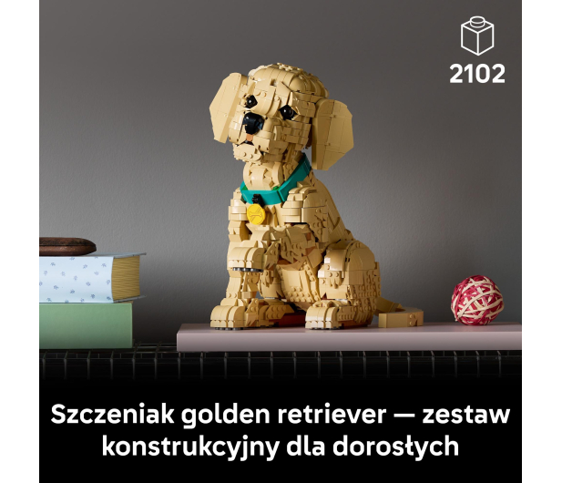 LEGO ICONS 11384 Szczeniak golden retriever - 1488997 - zdjęcie 4